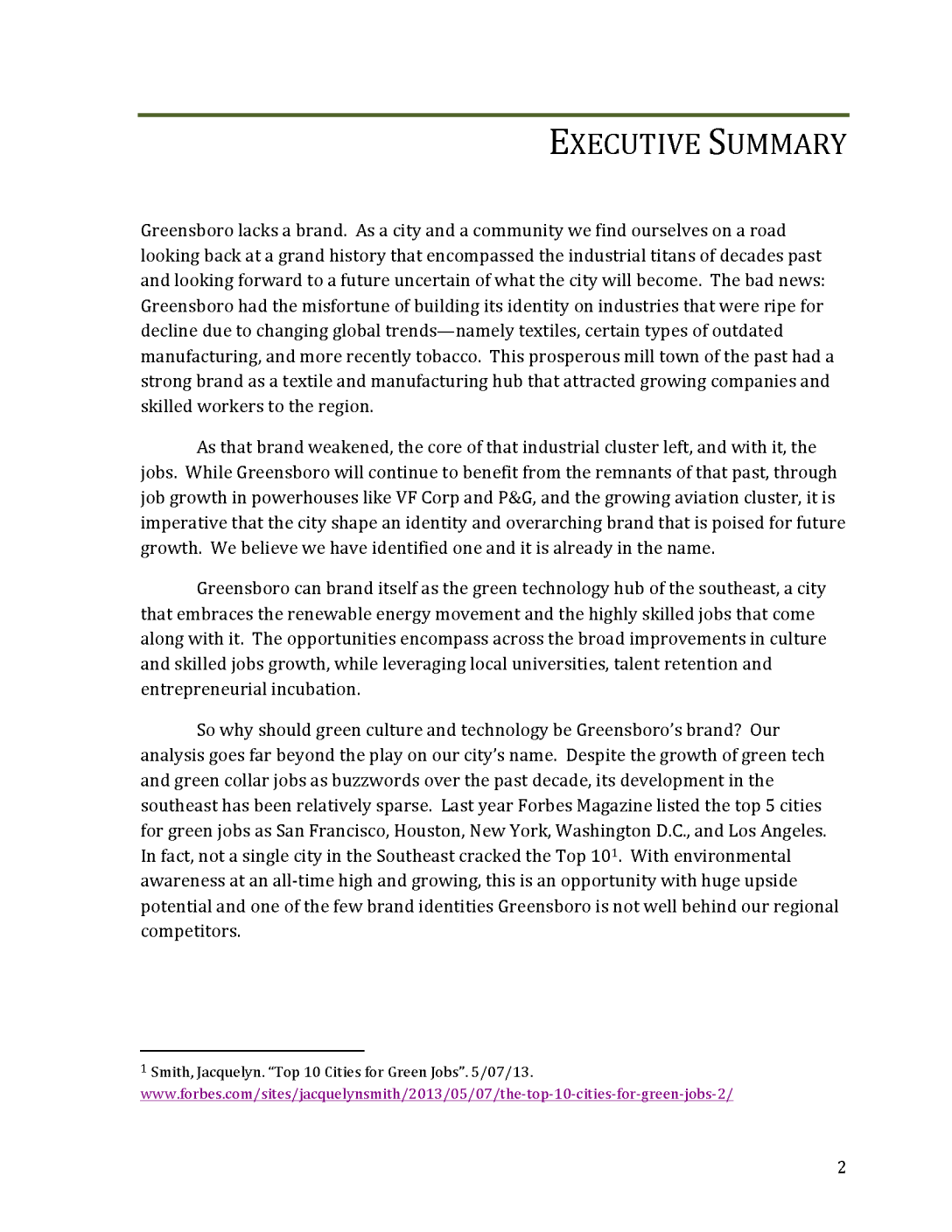 Greensboro SC2 Challenge. Green Technology Center. Executive Summary-2_Page_2