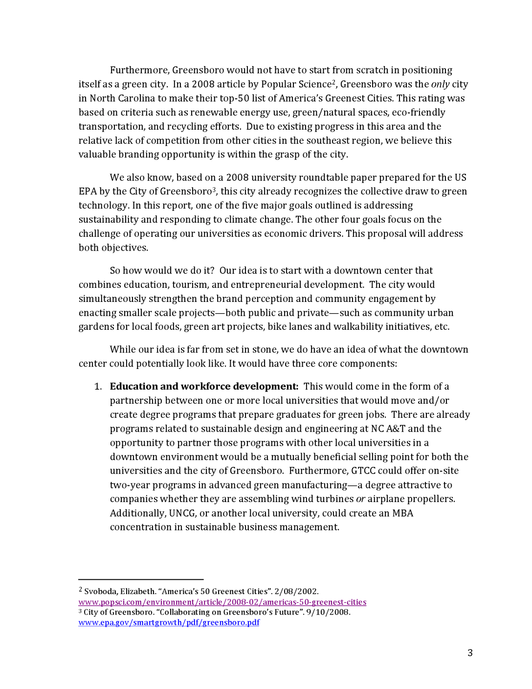 Greensboro SC2 Challenge. Green Technology Center. Executive Summary-2_Page_3